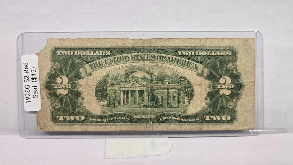 Series 1928G $2 Legal Tender Note (619A) (United States Note – Red Seal)