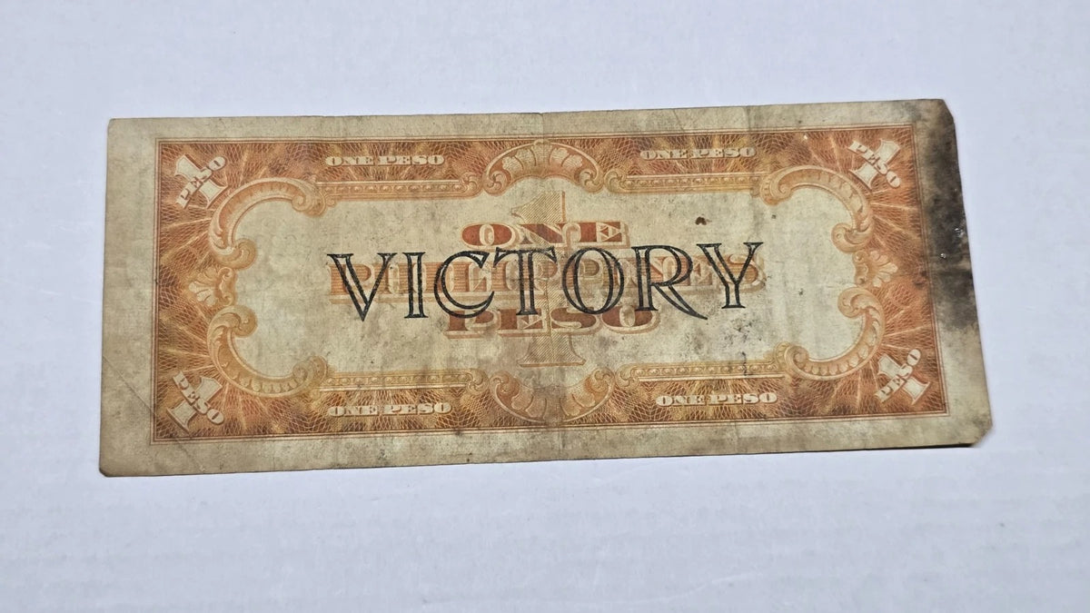Share Philippines WWII 1944 1 Peso "VICTORY" Treasury Certificate (435)