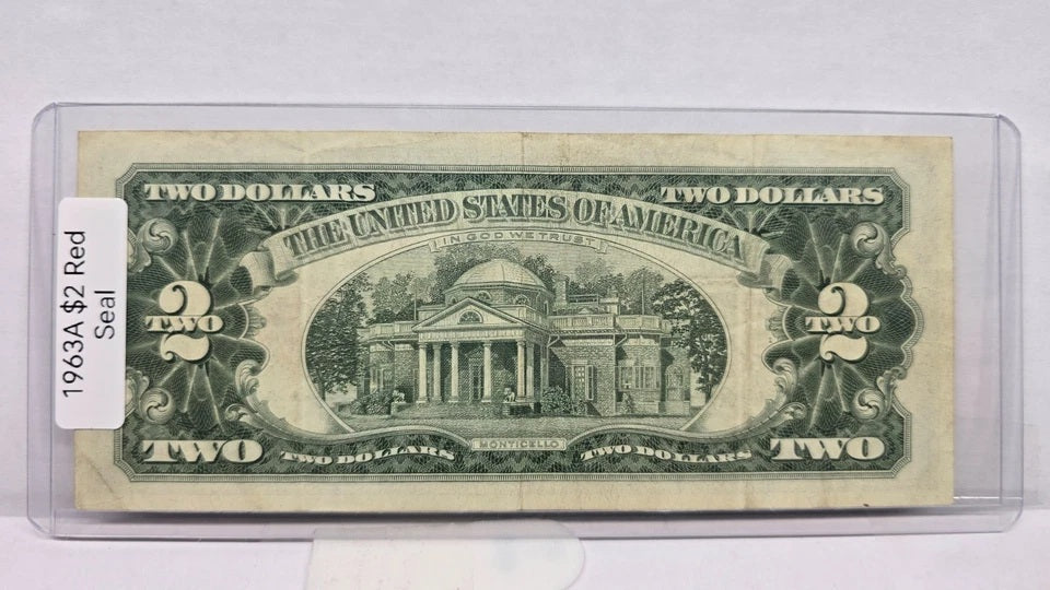 Series 1963 $2 Legal Tender Note (537A) (United States Note – Red Seal)