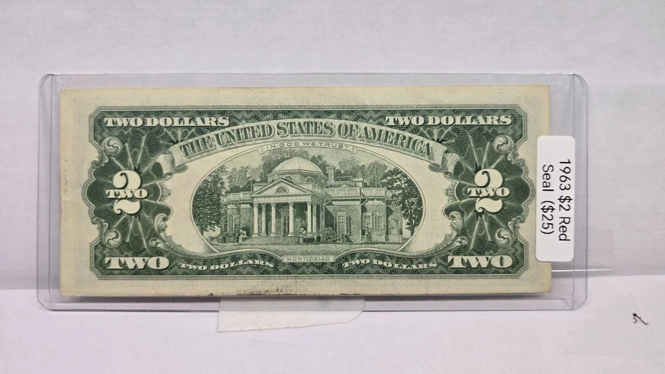 Series 1963 $2 Legal Tender Note UNC (058A) (United States Note – Red Seal)