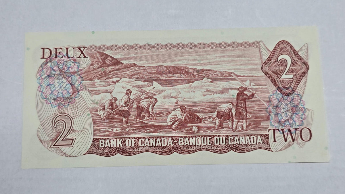 Canada 1974 $2 Banknote Scenes of Canada Lawson Bouey (140) BU Block Gem UNC