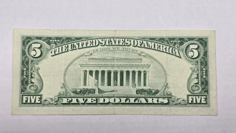 Series 1963 $5 Legal Tender Note (120A) (Standard Issue Red Seal)