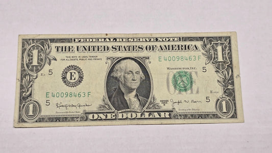 Series 1963B $1 Federal Reserve Note ( 463F) – Richmond District ("Barr Note")