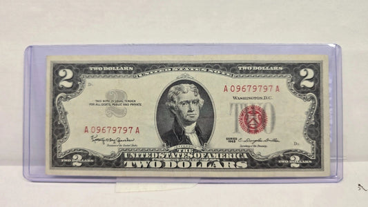 Series 1963 $2 Legal Tender Note UNC (797A) (United States Note – Red Seal)