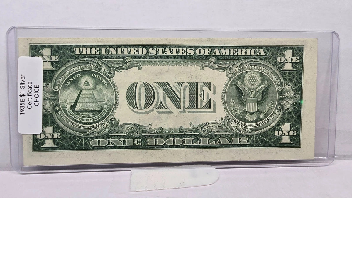 Series 1935E $1 Silver Certificate – "Without Motto"