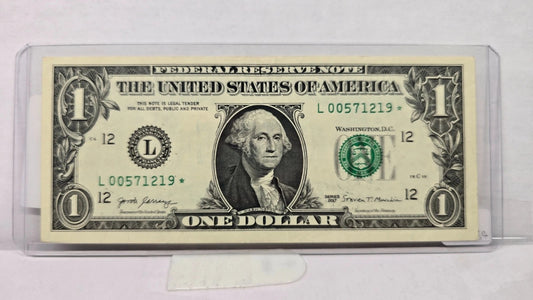 Series 2017 **$1** Star Note(219*) – San Francisco District, Fort Worth Facility