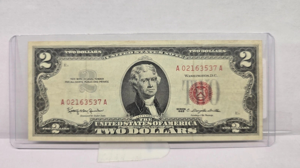 Series 1963 $2 Legal Tender Note (537A) (United States Note – Red Seal)
