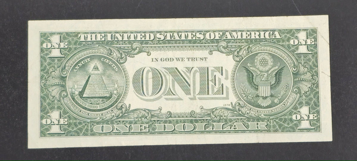 1969D $1 Star Note Fr 1906-J* Kansas City Low 6-Digit 00113741* UNC Bill