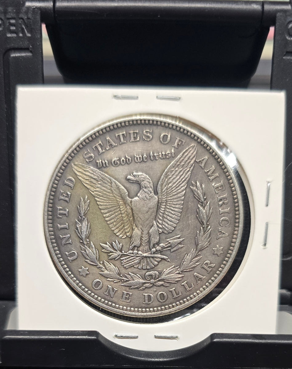 1921 Morgan Silver Dollar Philadelphia 90% Silver Coin US Mint Final Year AU