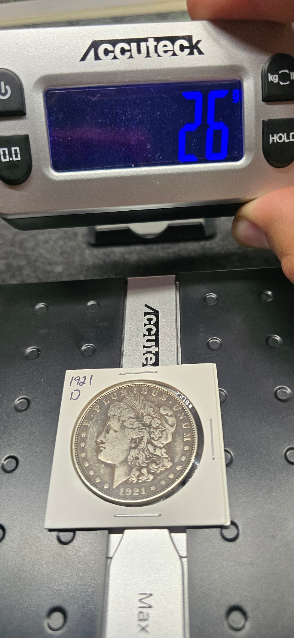 1921-D Morgan Silver Dollar Denver 90% Silver Coin US Mint Only D Year AU XF