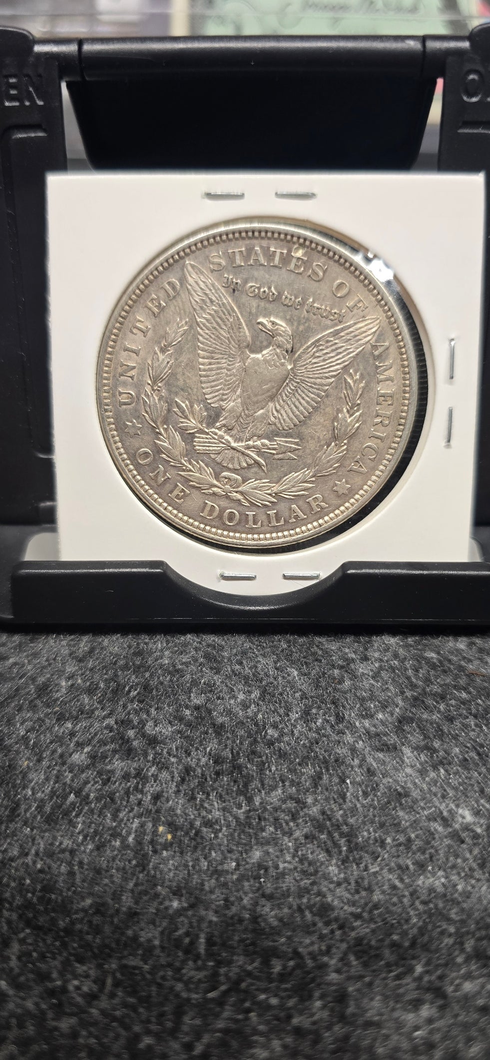 1921 Morgan Silver Dollar Philadelphia 90% Silver Coin US Mint Final Year AU