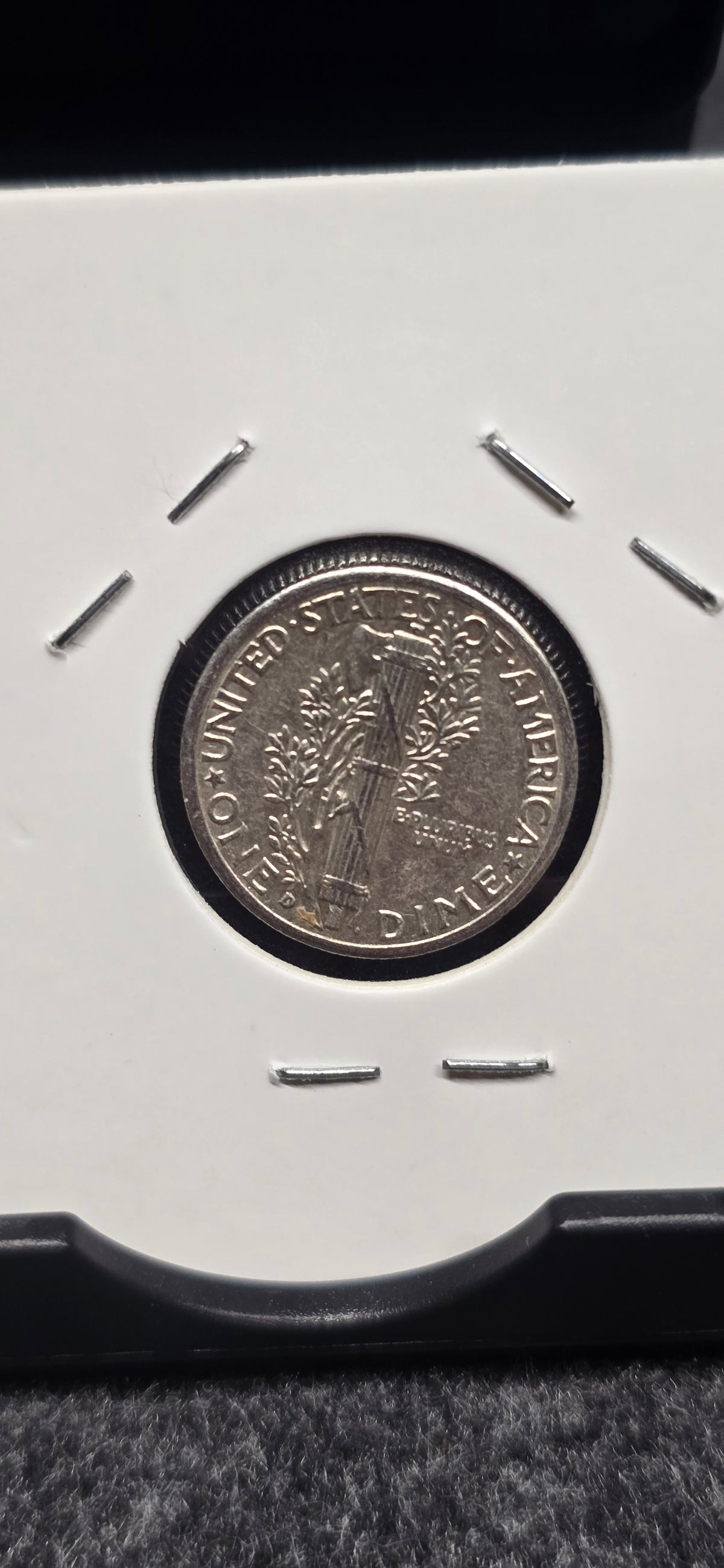 1942-D Mercury Dime Denver 90% Silver Winged Liberty WWII US Coin MS Luster