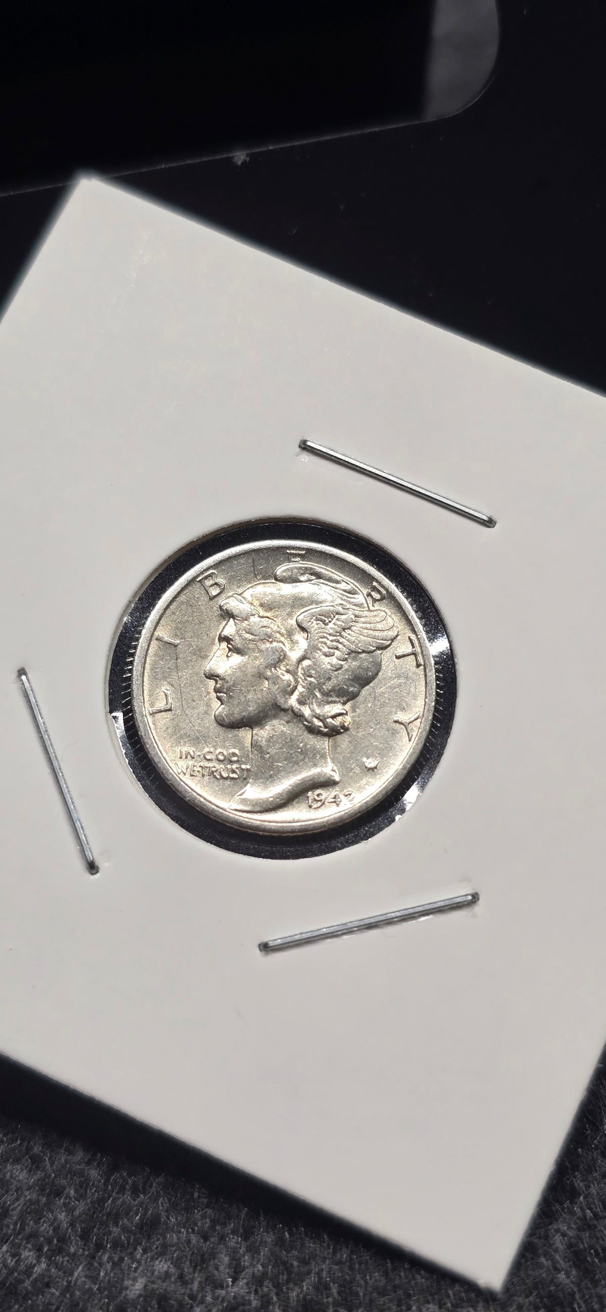 1942-D Mercury Dime Denver 90% Silver Winged Liberty WWII US Coin MS Luster