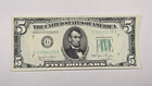 Series 1950 $5 Federal Reserve CHOICE UNC Note (135A) (Chicago District)