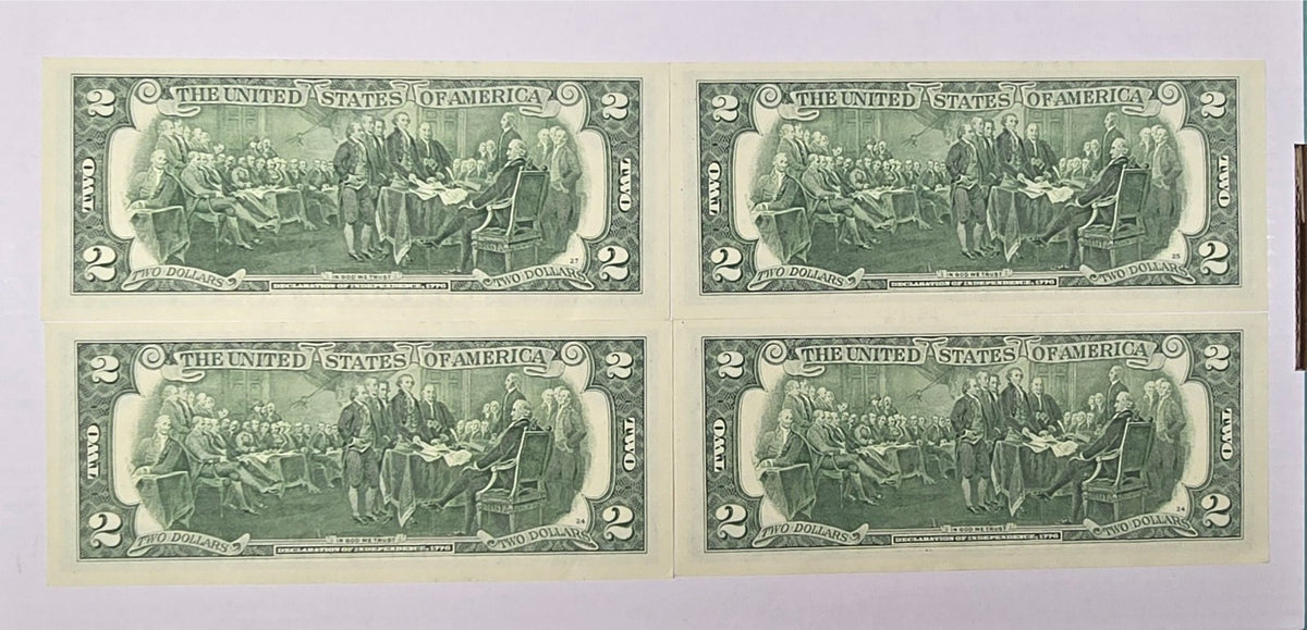 2017A $2 / 4-Note Consecutive Run – Dallas District "Gas Pump" / High Tens Digit