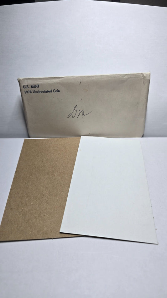 1971 US Mint Set - Envelope and Cards Only!