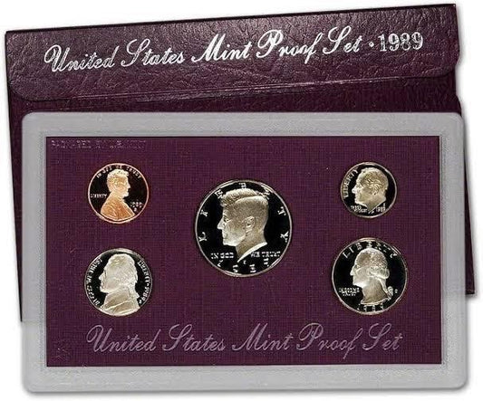 1989 U.S. Proof Set w/ Box & COA