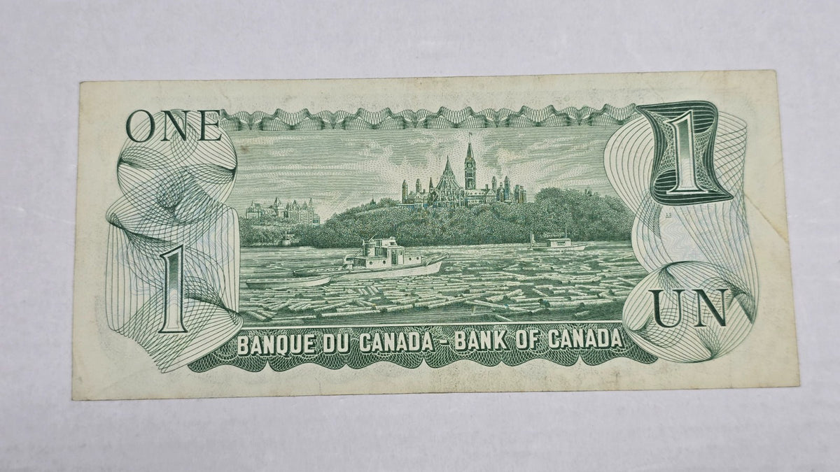 Canada 1973 $1 Banknote Scenes of Canada Lawson Bouey (074) ECA Block XF