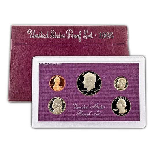 1985 US Proof Mint Set w/ Box And COA