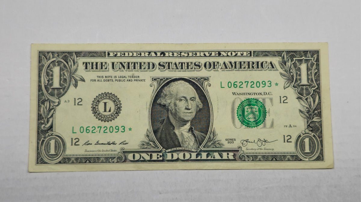 2003 $1 Star Note San Francisco L-* (093) Marin Snow Semi-Key CU UNC Note
