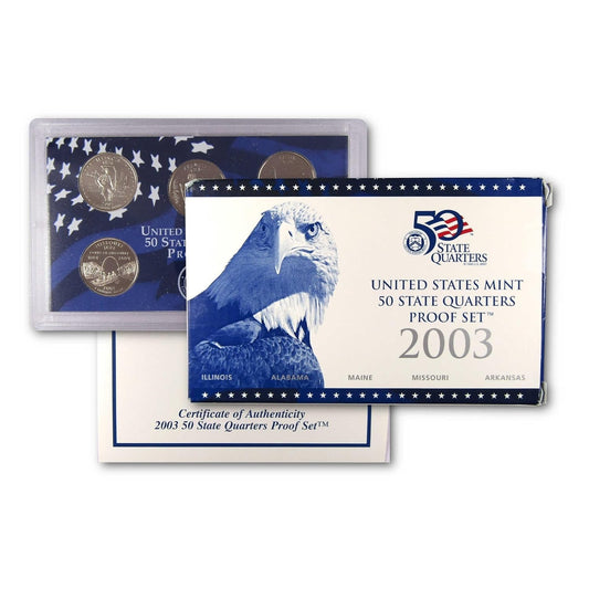 2003 State Quarter Clad Proof Set U.S. Mint