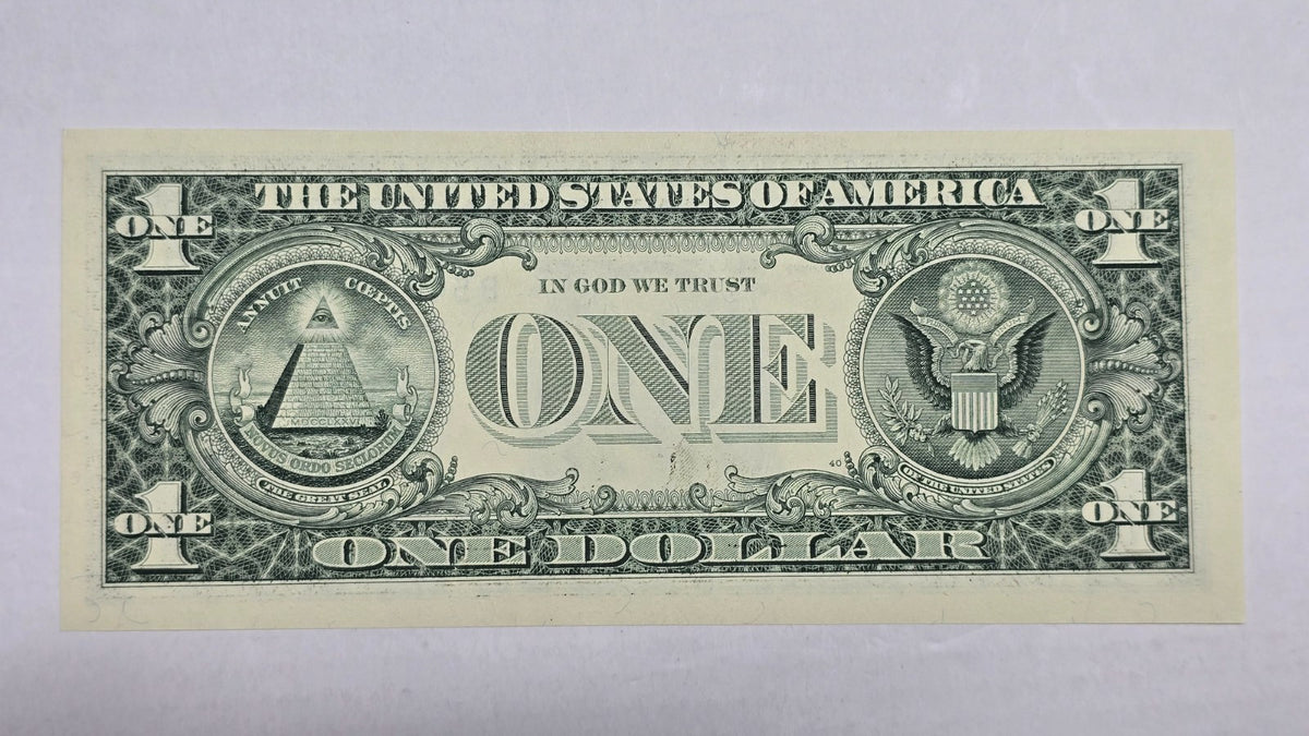 1999 $1 Federal Reserve Note New York B-F Repeater 54025402 Fr. 1925-B Gem UNC